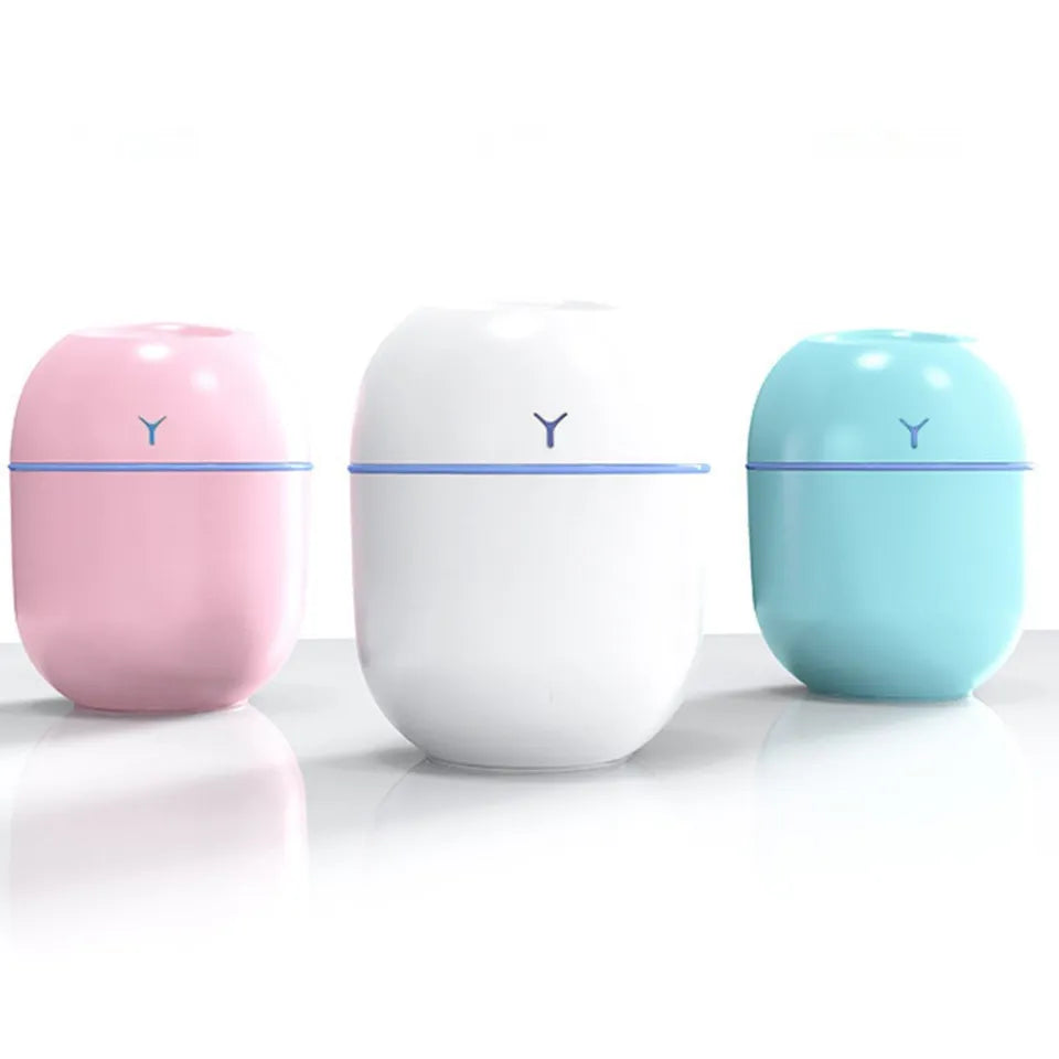 🌿 Mini Bliss Ultrasonic Humidifier – USB Aromatherapy Diffuser, 220ml Cool Mist for Home, Office & Travel!