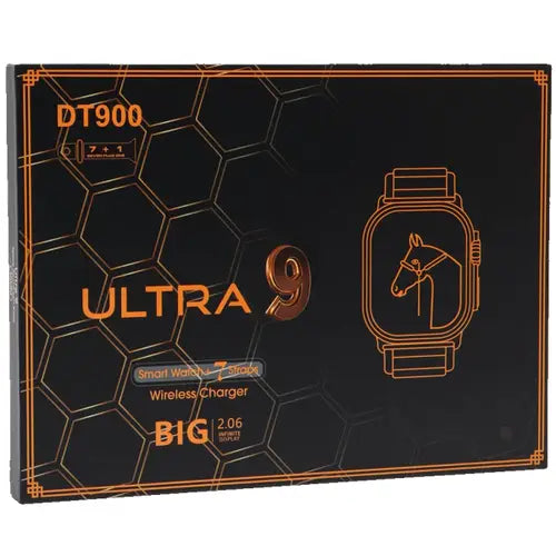 DT 900 Ultra 9 Smartwatch - 7-in-1 Strap Magic + 49mm Full Touch Display