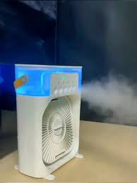 š„ Chill Anywhere, Anytime! Portable USB Air Cooler Fan ā LED Light, Mist & Humidifier in One!