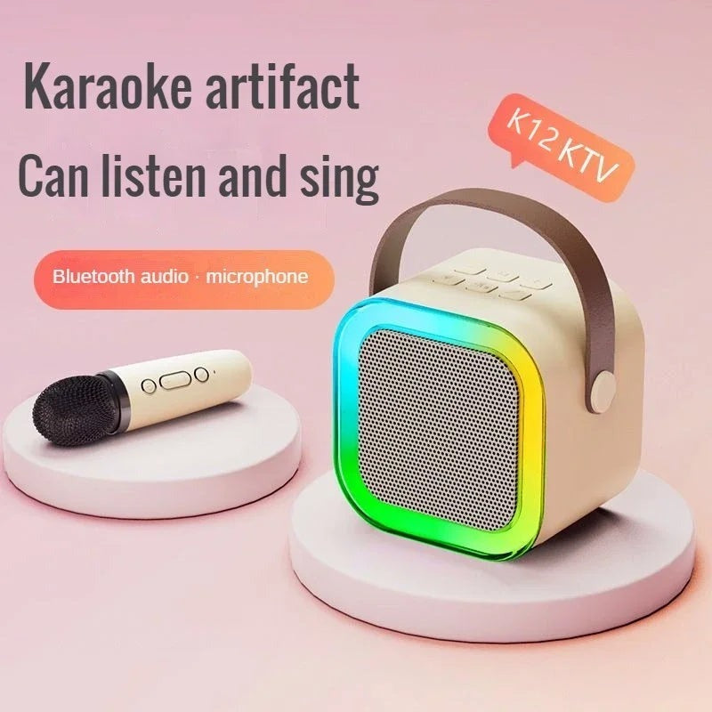 K12 Party Mic and Speaker – Bluetooth Speaker with Lights & Punchy Bass!