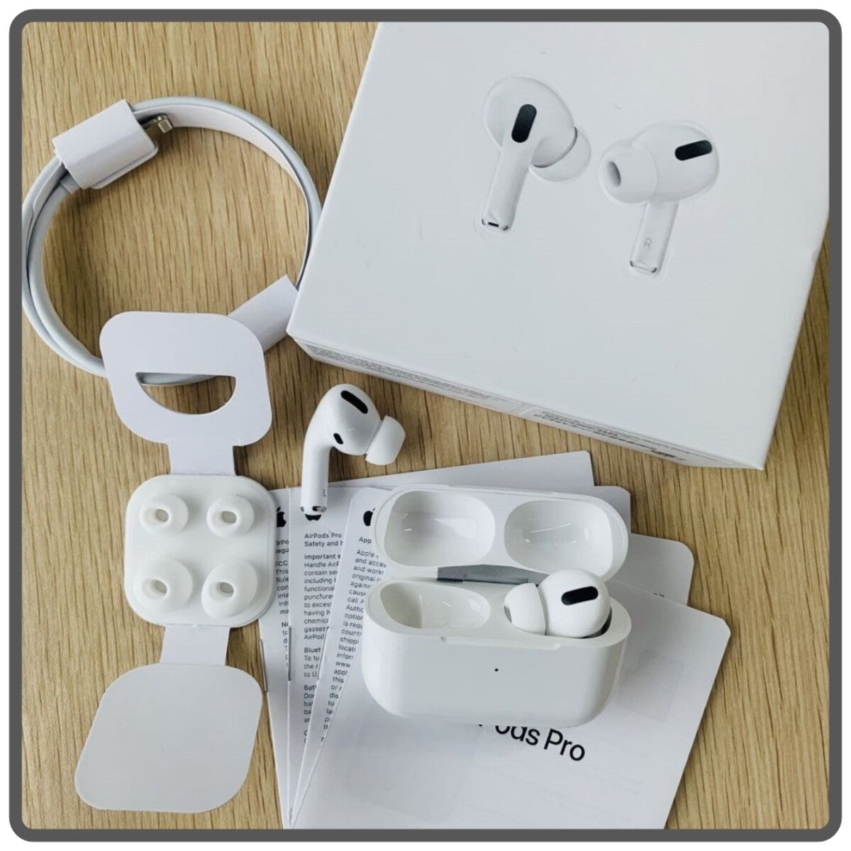AirPods Pro Wireless Earbuds - Premium Sound, Bluetooth 5.0, Noise Isolation & 24H Playtime