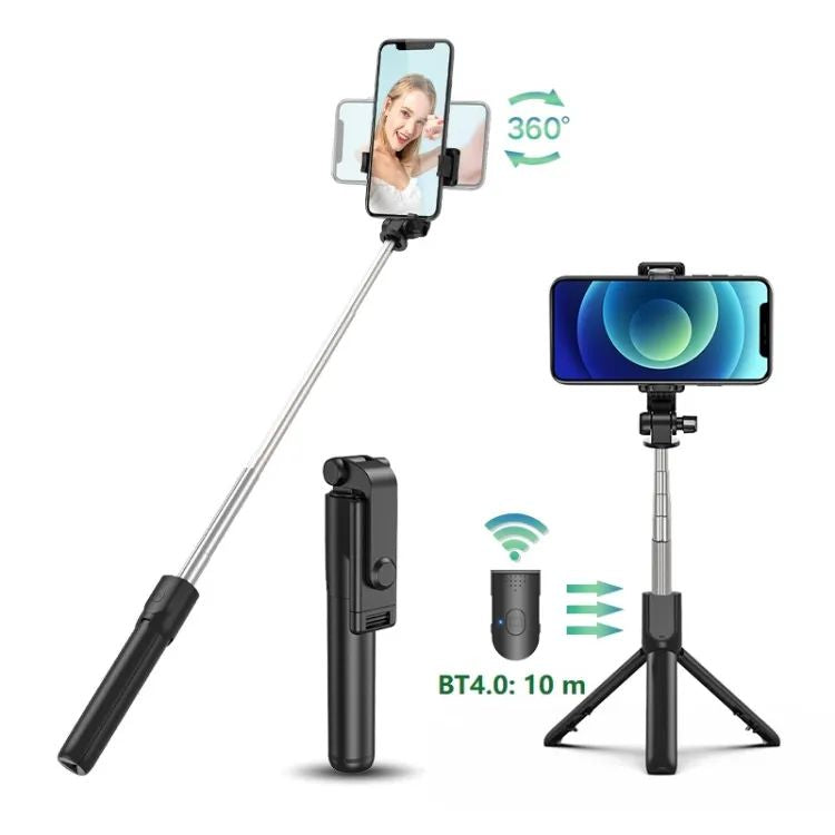 Ultimate 3-in-1 Wireless Selfie Stick R1 – Bluetooth Tripod Stand for TikTok, YouTube & Travel