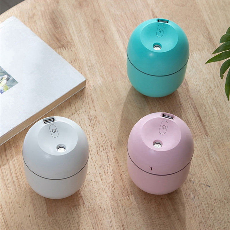 🌿 Mini Bliss Ultrasonic Humidifier – USB Aromatherapy Diffuser, 220ml Cool Mist for Home, Office & Travel!