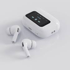 A9 Pro 2 Earbuds with LCD Tablet – AirPods-Style + Touchscreen Display, Bluetooth 5.3 (iOS/Android)