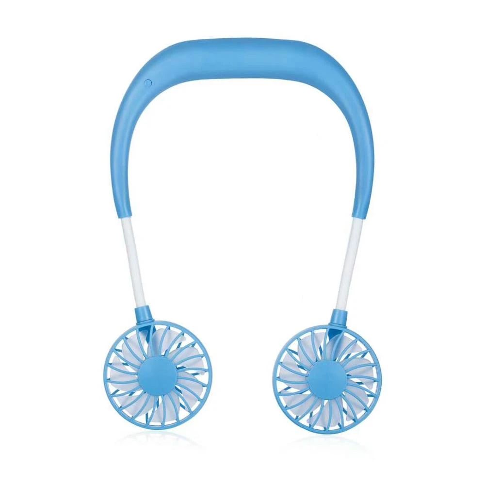 Breeze Buddy Pro – Wearable Neck Fan | 3-Speed Hands-Free Cooling, Rechargeable & Ultra-Light for Sports, Work, and Travel!