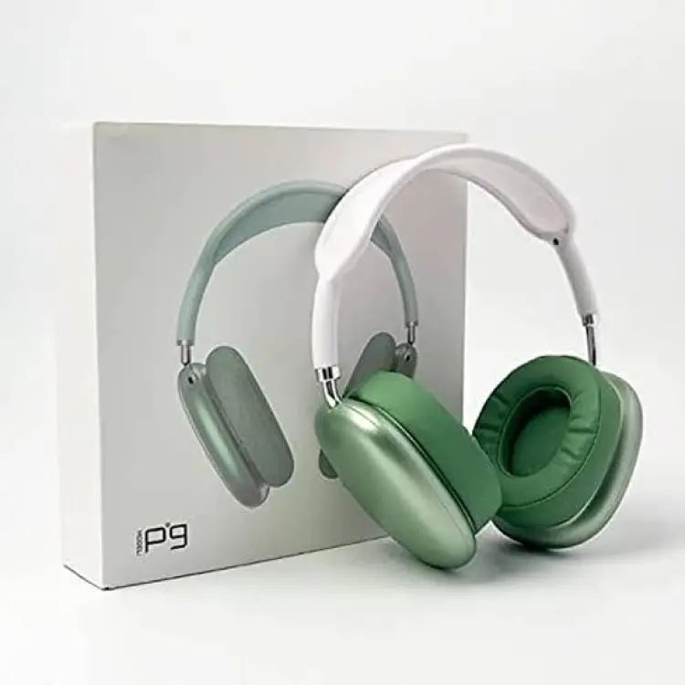 P9 Wireless Bluetooth Headphones with Mic – Noise Cancelling Headsets, Stereo Sound Earphones for Sports & Gaming, Supports TF Card Playback