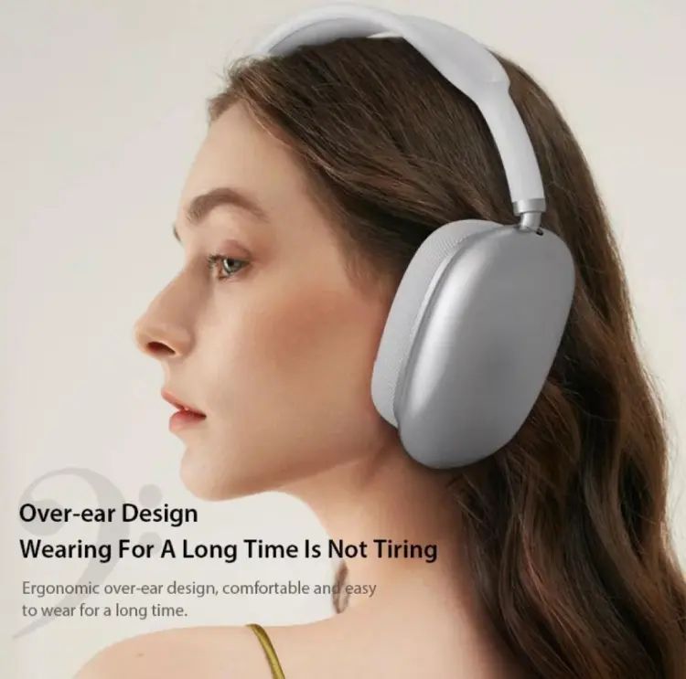 P9 Wireless Bluetooth Headphones with Mic – Noise Cancelling Headsets, Stereo Sound Earphones for Sports & Gaming, Supports TF Card Playback