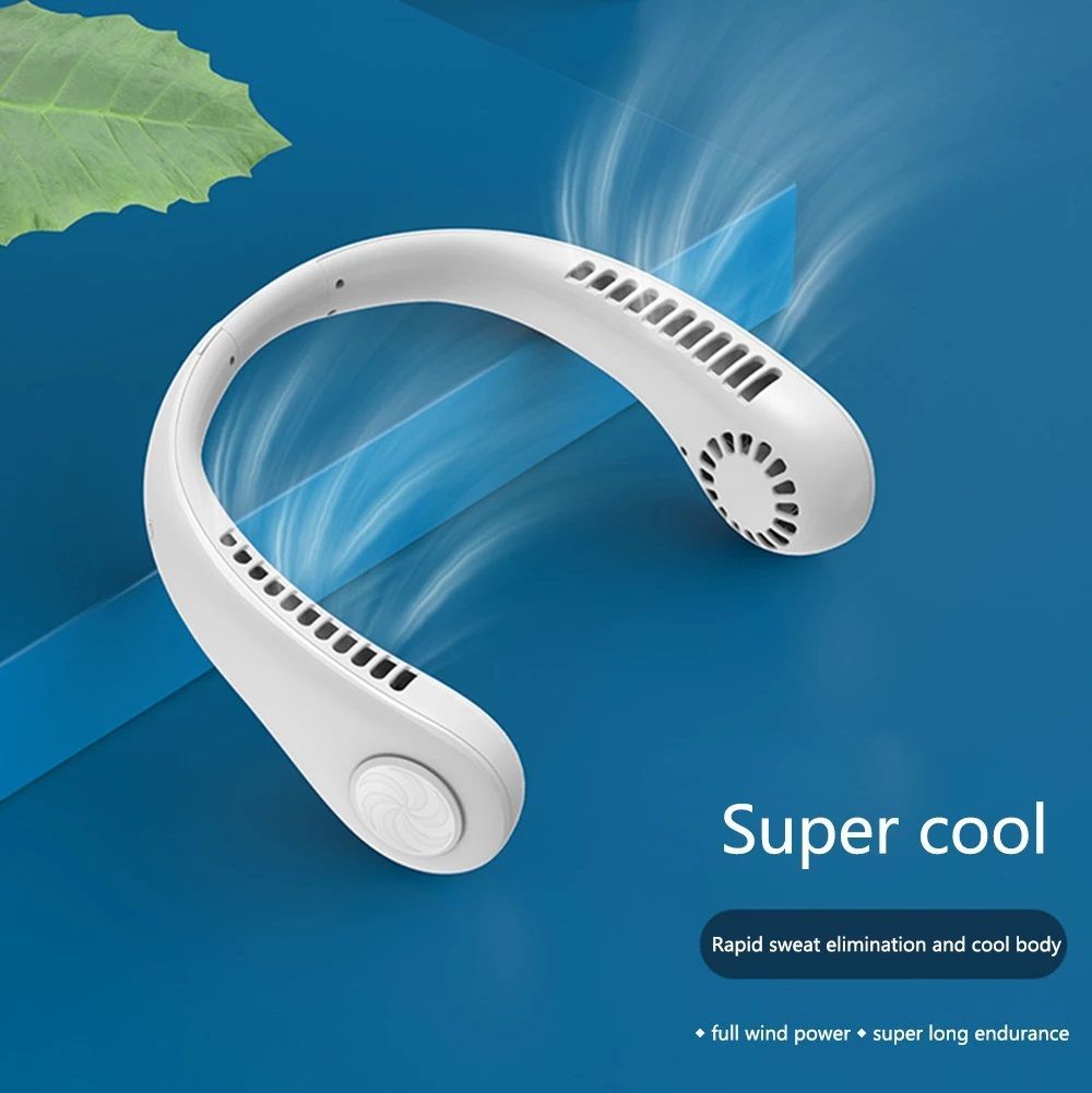 Portable Neck Fan - Hands-Free Bladeless Cooling Fan Stay Cool Anywhere with 360° Breeze