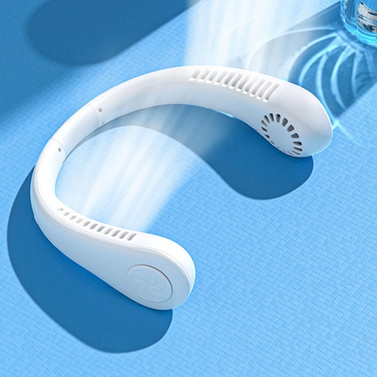 Portable Neck Fan - Hands-Free Bladeless Cooling Fan Stay Cool Anywhere with 360° Breeze