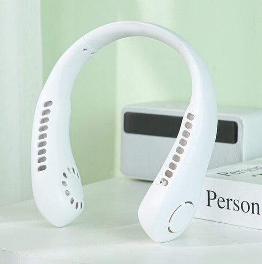 Portable Neck Fan - Hands-Free Bladeless Cooling Fan Stay Cool Anywhere with 360° Breeze