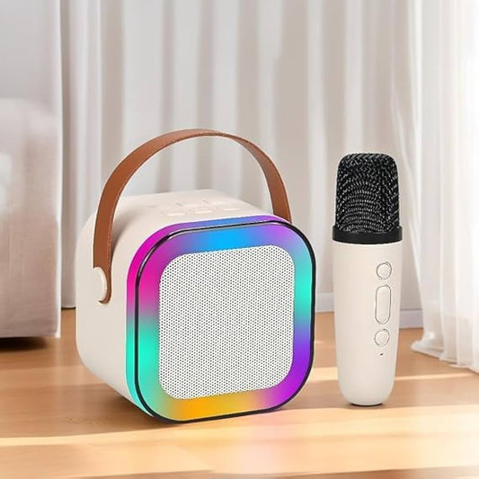 K12 Party Mic and Speaker – Bluetooth Speaker with Lights & Punchy Bass!